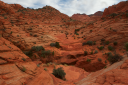 Traveling through time in a slot canyon